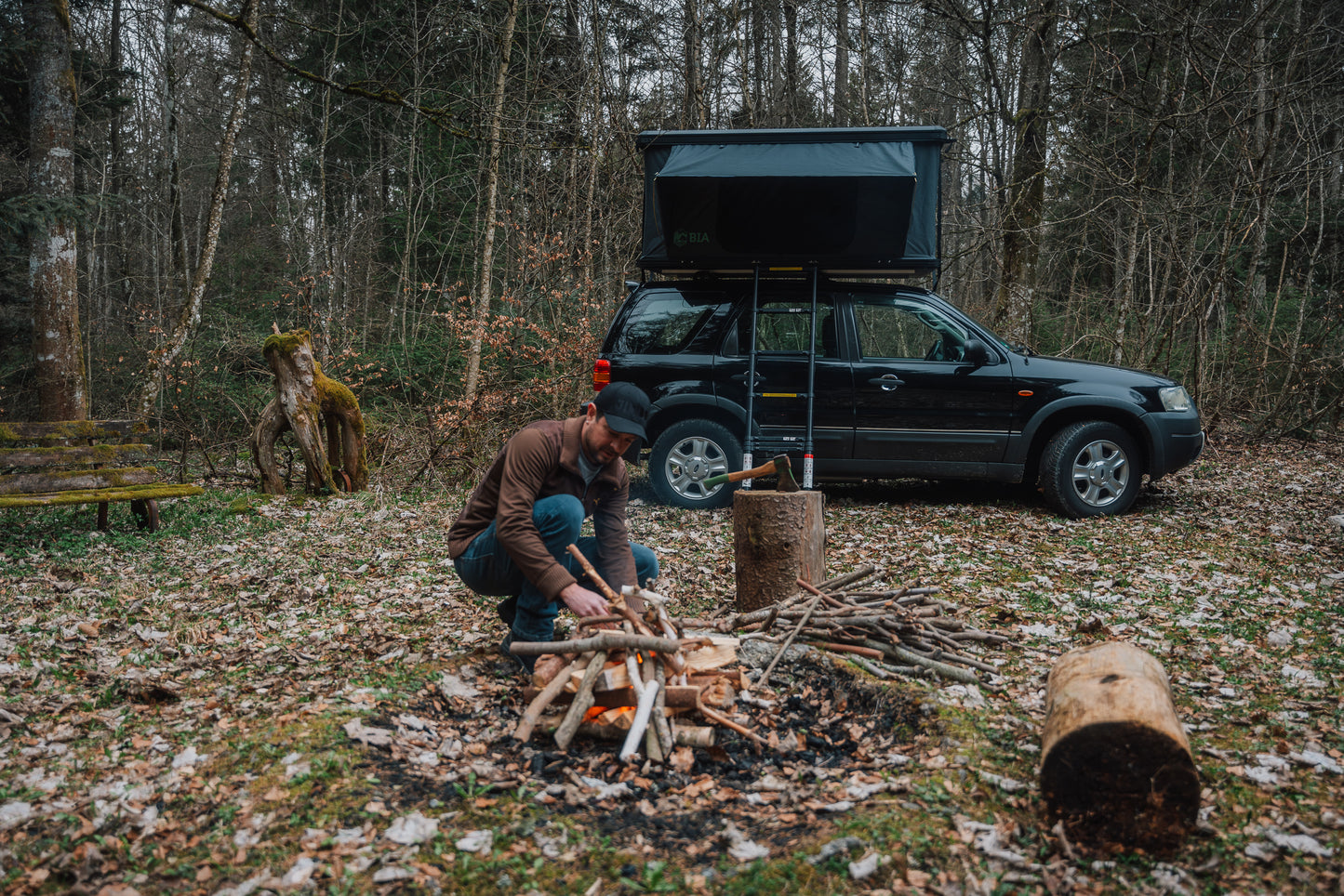 Hard-shell roof top tent "Robert"